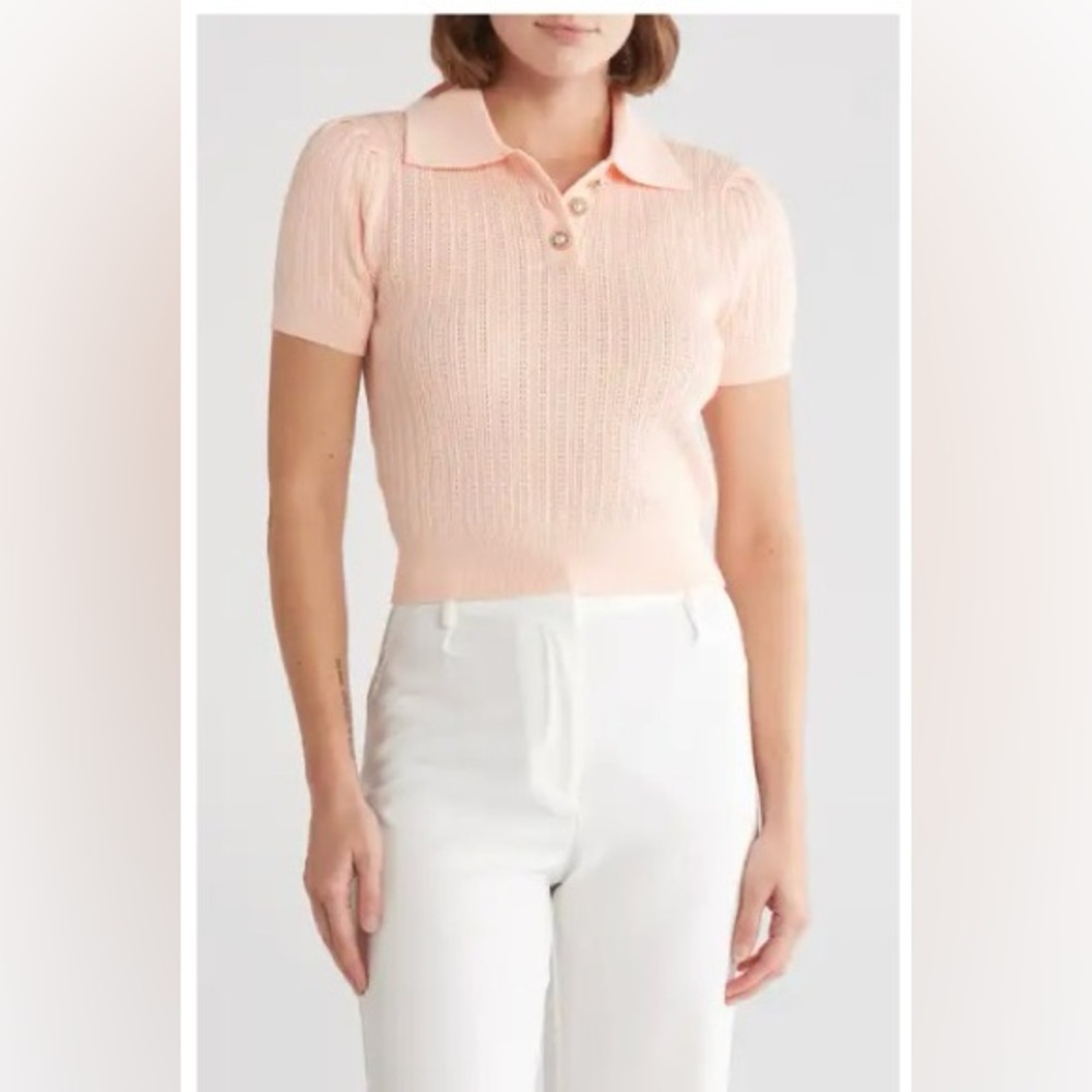 Love By Design Light Pink Kids Polo Shirt